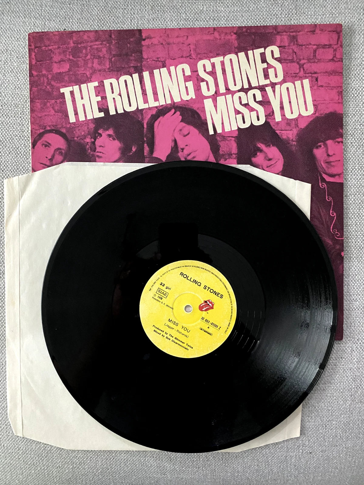 ROLLING STONES - Miss You 12" - Black vinyl